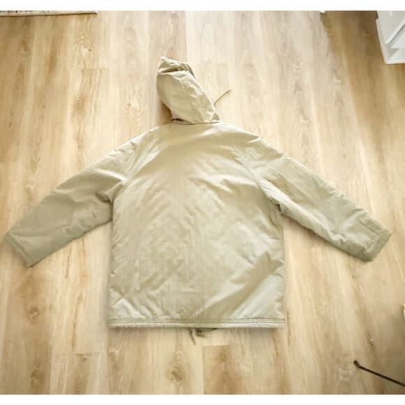 Vintage J Crew Oarsman Parka Jacket Coat Men’s Size Large Tan Khaki 90’s Lined - Picture 11 of 16